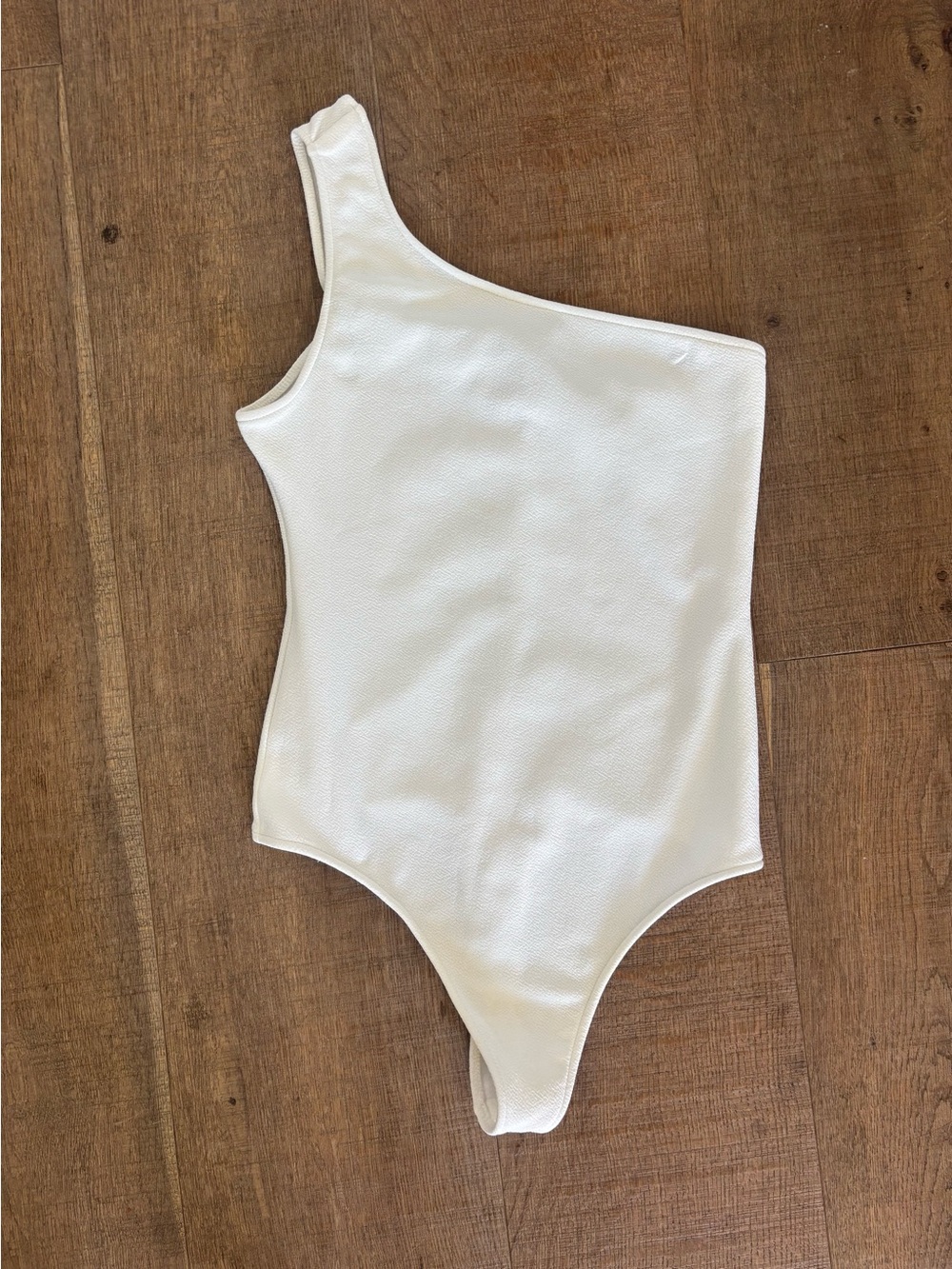 show me your mumu smymm white one shoulder tank bodysuit